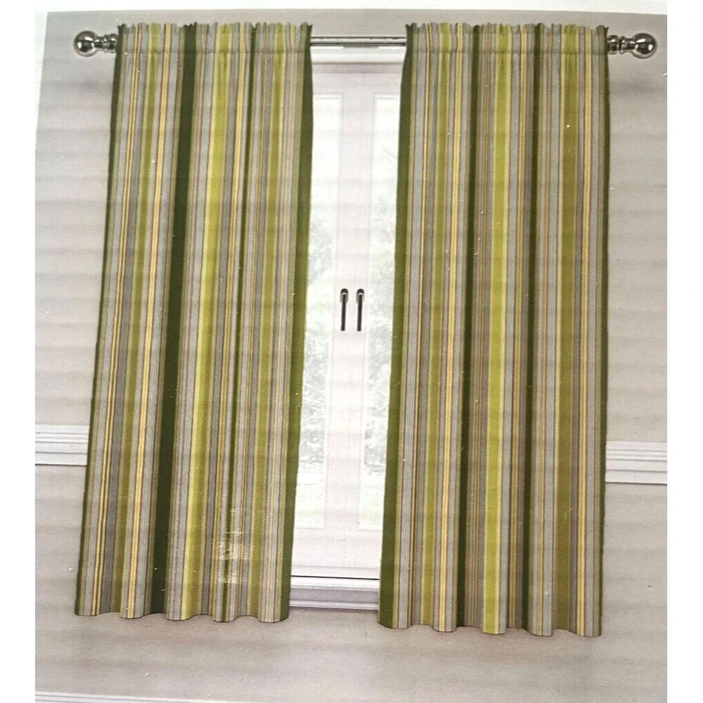 Waverly Lover's Lane Rod Pocket Curtain Panels 52x63
